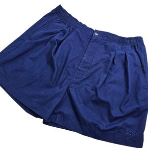 Vintage 90s Adidas‎ Shorts Men's Large Faded Spell Out Above Knee Baggies Nylon